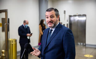 Le sénateur du Texas Ted Cruz le 13 février 2021 à Washington.