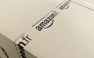 Illustration de l'entreprise de vente sur le web Amazon.
