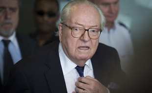 Jean-Marie Le Pen, le 12 juin 2015, au tribunal de Nanterre.