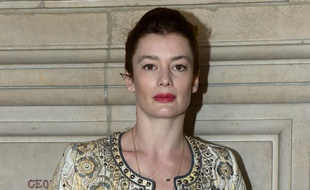 Aurélie Dupont lors de la conférence de presse autour de son départ du ballet de l'Opéra Garnier le 14 avril 2015