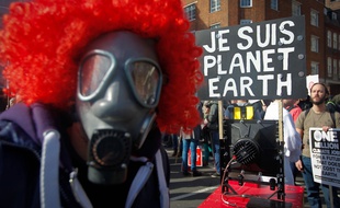 Une manifestation pour le climat à Londres en mars 2015.
