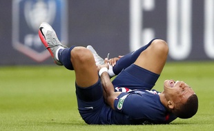 Kylian Mbappé a été blessé lors de la finale de la Coupe de France, vendredi soir.