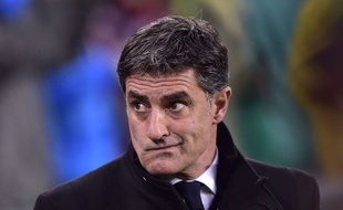 Michel lors de OM-Bilbao le 25 février 2016.