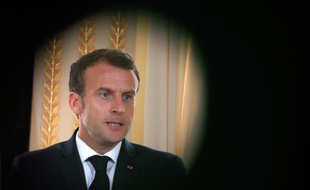 Emmanuel Macron à l'Elysée, le 17 juillet 2018.