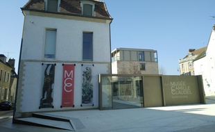 L'entrée du musée Camille Claudel, à Nogent-sur-Seine (Aube).