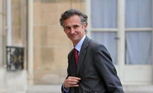 Antoine Gosset-Grainville, alors conseiller de la SNCF, arrive au Palais de l'Elysée à Paris, en avril 2008