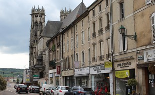 La rue Gambetta, à Pont-à-Mousson.