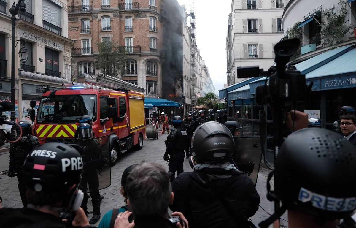 Bloquons tout le 10 septembre : Un restaurant et la façade d'un immeuble en feu à Paris, une enquête ouverte