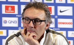 Laurent Blanc lors d'une conférence de presse le 9 janvier 2015.