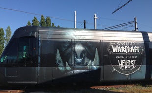 Le tram-train spécial Hellfest