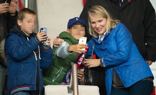 Owner of OM Margarita Dreyfuss attends the French L1 football match between PSG and Olympique de Marseille at the Parc des Princes in Paris, FRANCE-04/10/2015.
/NIVIERE_060NIV/Credit:NIVIERE/SIPA/1510050244