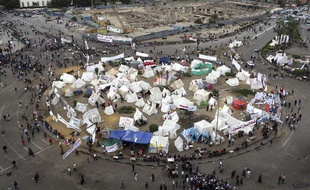 Rassemblement des opposants à Mohamed Morsi, place Tahrir, au Caire, le 4 décembre 2012.
