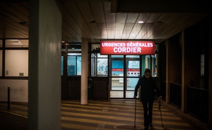 Le service des urgences de l'hôpital de la Pitié-Salpêtrière à Paris.