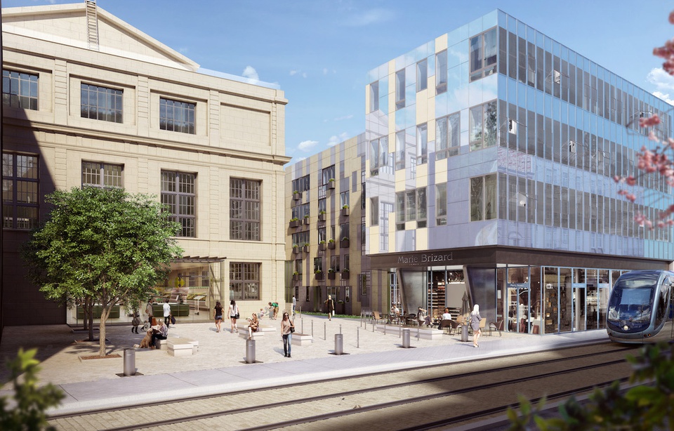 68 Rue Du Palais Gallien 33000 Bordeaux Bordeaux: Les premières images du projet «Palais Gallien-Fondaudège