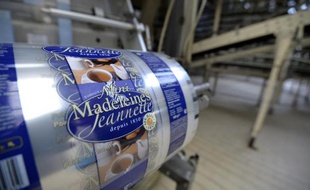 Usine de la biscuiterie Jeannette à Caen le 1er août 2014