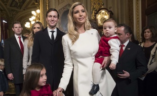 Ivanka Trump et ses enfants le jour de l'investiture de son père