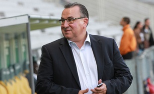 Le président de Reims Jean-Pierre Caillot, le 18 octobre 2014.