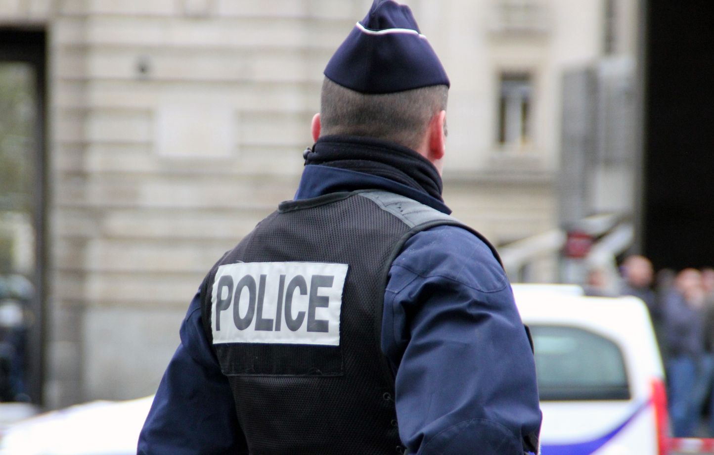 Illustration d'un intervention de la police ici à République, à Rennes. 