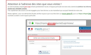 La DGFIP a alerté sur un faux site des impôts.