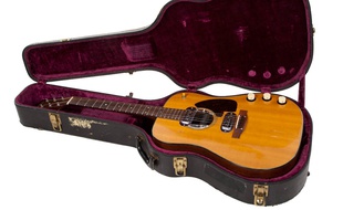 La guitare utilisée par Kurt Cobain lors du concert « Unplugged ».