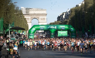 L'édition 2014 du marathon de Paris.