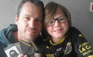 David Perez et son fils.