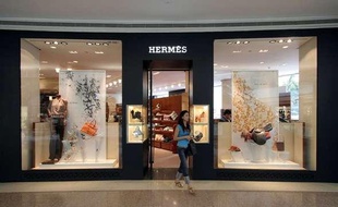 Une boutique Hermès à Shanghai, en Chine, en 2007.
