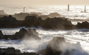 Illustration du littoral de l'île d'Ouessant, où un enfant a été happé par une vague le 28 octobre 2020.