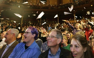 Cérémonie des Ig Nobel à Harvard le 18 septembre 2014.