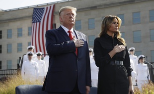 Donald et Melania Trump ont rendu hommage aux victimes des attentats, le 11 septembre 2019.