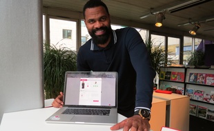 Claude Marquis, ancien basketteur pro, fondateur de la start-up Asmodine.