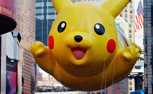Un Pikachu géant dans les rues de New-York