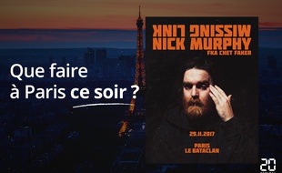 Nick Murphy sera ce soir au Bataclan.