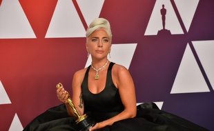La chanteuse et actrice Lady Gaga à la 91e cérémonie des Oscars