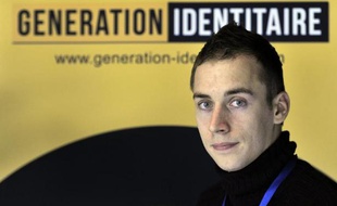 L'ex-porte-parole de Génération Identitaire, Damien Rieu (un pseudonyme), le 3 novembre 2012 à Orange