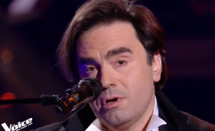 Le candidat de «The Voice», Frédéric Longbois qui a interprété «Bécassine»
