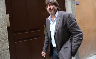 LYON, le 19/09/2014 Michel NEYRET, ancien numero 2 de la police judiciaire a la sortie du proces du cambriolage Global Cash ou il etait entendu comme temoin./ELSNER_165502/Credit:Fabrice Elsner/SIPA/1409191657