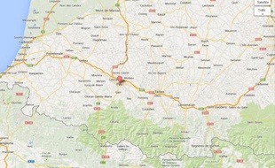 carte google map pau 20 minutes