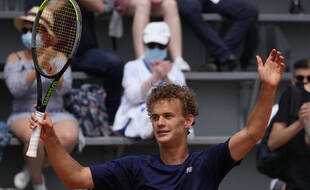 Luca van Assche a remporté Roland-Garros juniors, le 12 juin 2021.