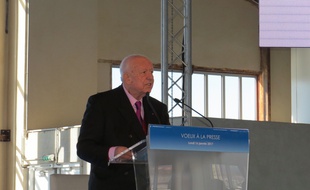 Jean-Claude Gaudin au cours de la cérémonie