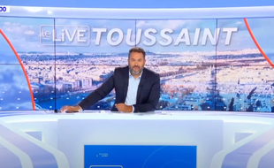 Le journaliste Bruce Toussaint est accusé d'avoir participé à un déjeuner clandestin à Deauville