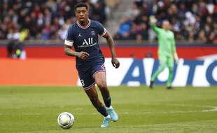 Le défenseur central français Presnel Kimpembe.