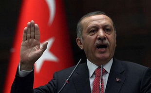 Recep Tayyip Erdogan devant le Parlement turc, à Ankara, le 26 juin 2012.