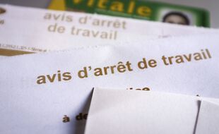 Illustration d'un arrêt maladie.