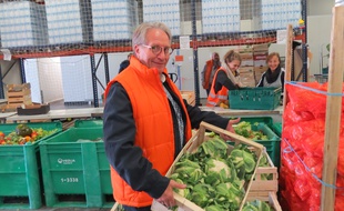 Jef Runel Belliard, président de la Banque Alimentaire Gironde, à laquelle plusieurs députés ont attribué une partie de leur réserve parlementaire.