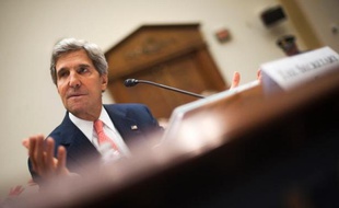 John Kerry le 4 septembre 2013 devant la commission des Affaires étrangères au Sénat à Washington