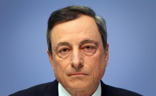 Le président de la BCE Mario Draghi le 15 avril 2015