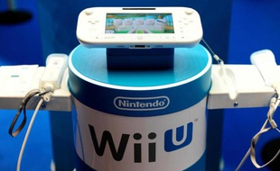 La Wii U de Nintendo présentée à la Paris Games Week, le 31 octobre 2012.