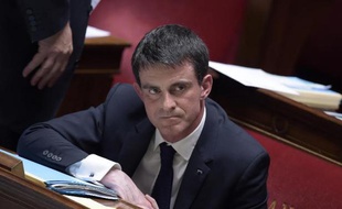 Manuel Valls à l'Assemblée Nationale, le 25 mars 2015
