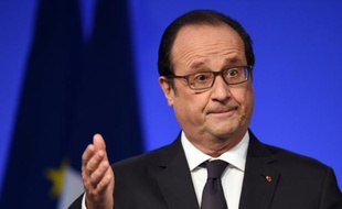 François Hollande lors d'une conférence de presse le 3 novembre 2015 à Pékin